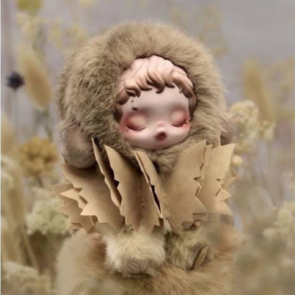 SKULLPANDA L'impressionnisme Series Plush Doll Teakwood